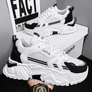 giày sneaker nam sush trẻ trung thoáng khí tăng chiều cao Đế bằng shoes